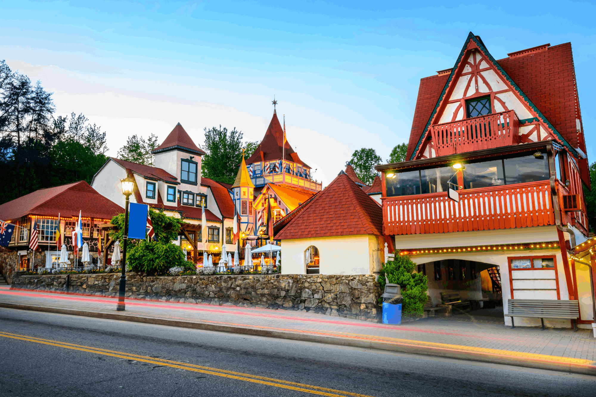 Helen GA Downtown 4 Miles from Yonah Mountain Campground