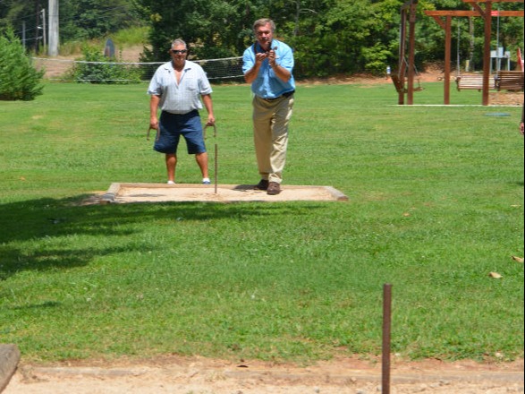 Horseshoes Amenities Yonah Mountain Campground Helen GA