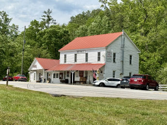 Nora Mills Grainary near Yonah Mountain Campground