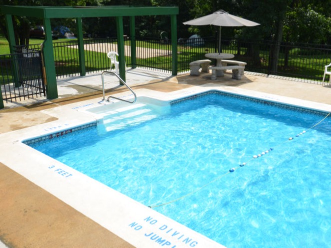 Swimming Pool Yonah Mountain Campground North GA Mountains